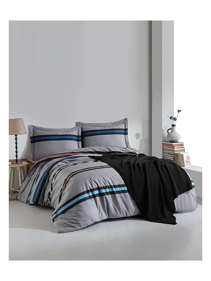 Elizabed Komplet pościeli renforcé w kolorze szarym rozmiar: 135x200 cm