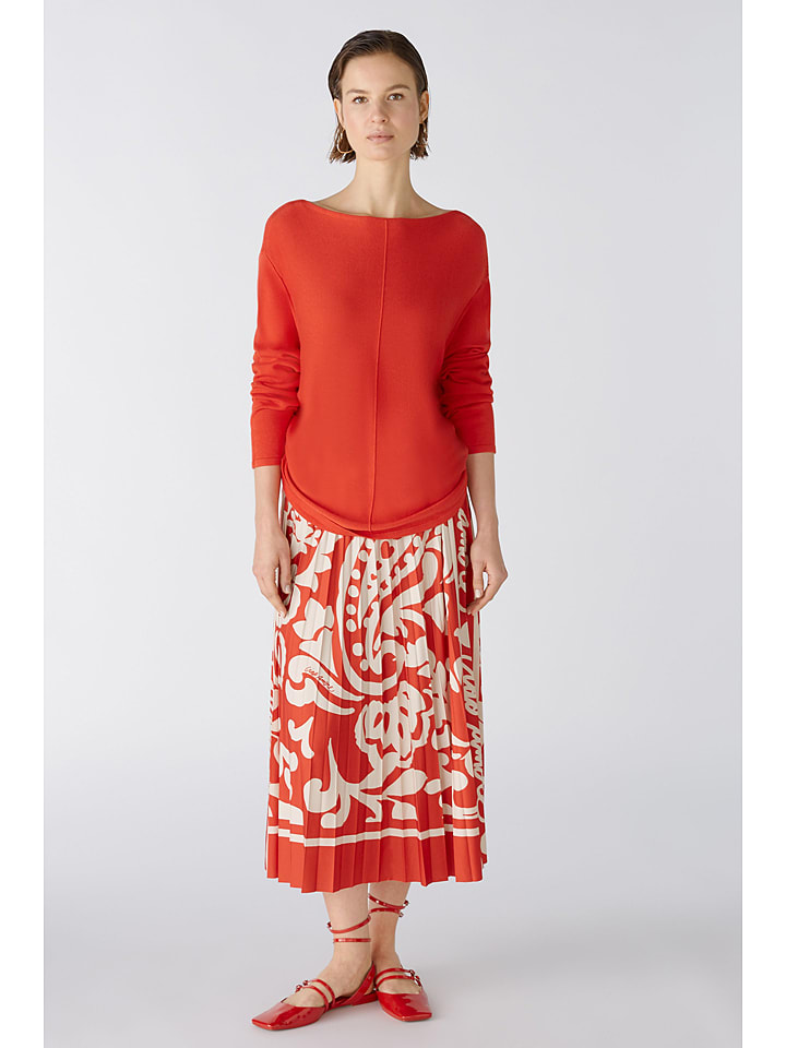 Oui Sweter w kolorze czerwonym rozmiar: 46