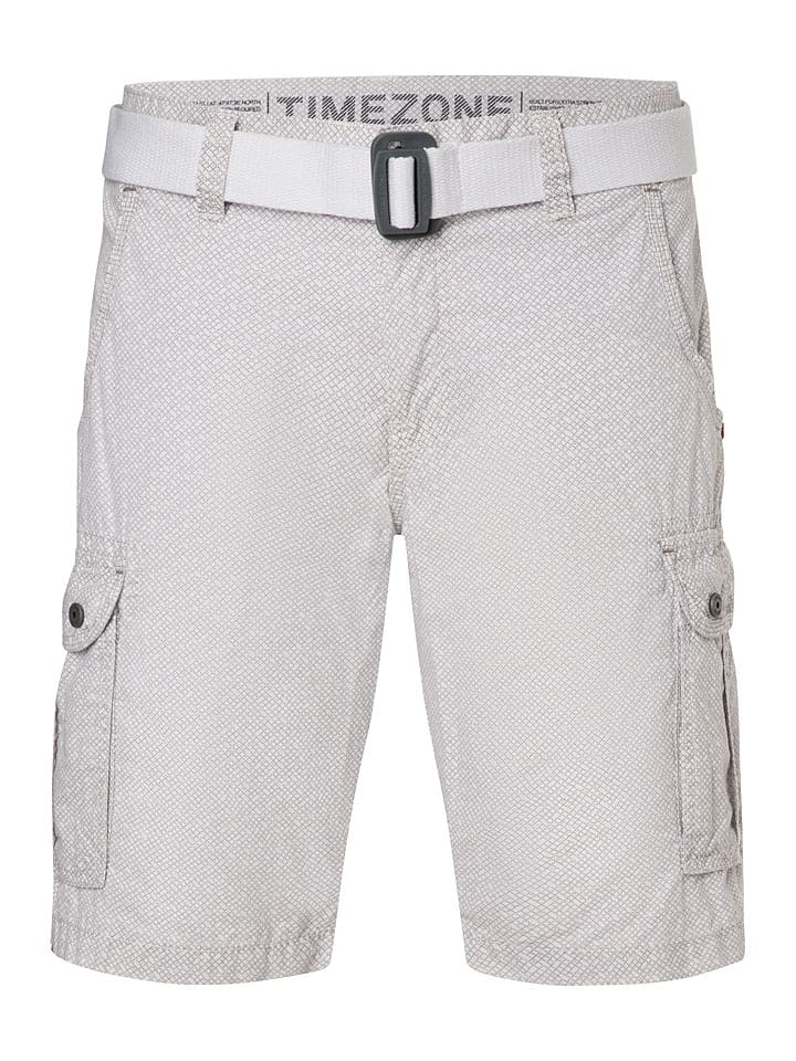 Timezone Szorty "Maguire" - Regular fit - w kolorze białym rozmiar: W34