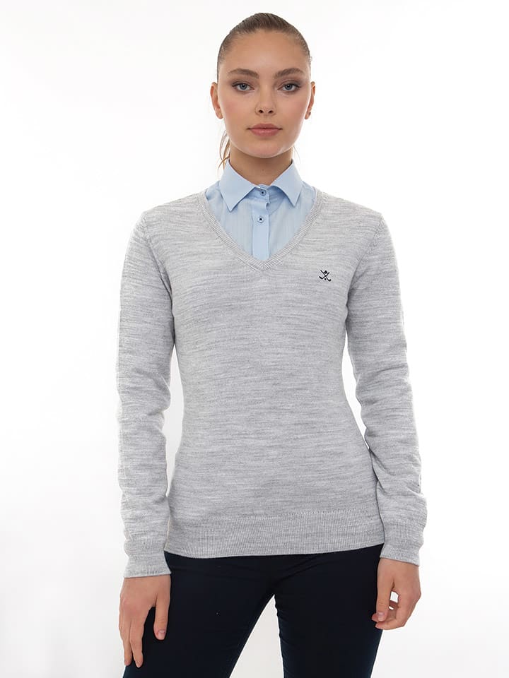 SIR RAYMOND TAILOR Sweter "Verty" w kolorze jasnoszarym rozmiar: XXL