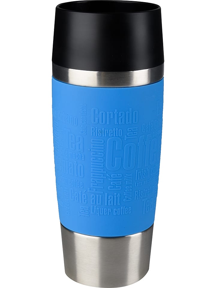 Emsa Kubek termiczny "Travel Cup" w kolorze niebieskim - 360 ml rozmiar: onesize