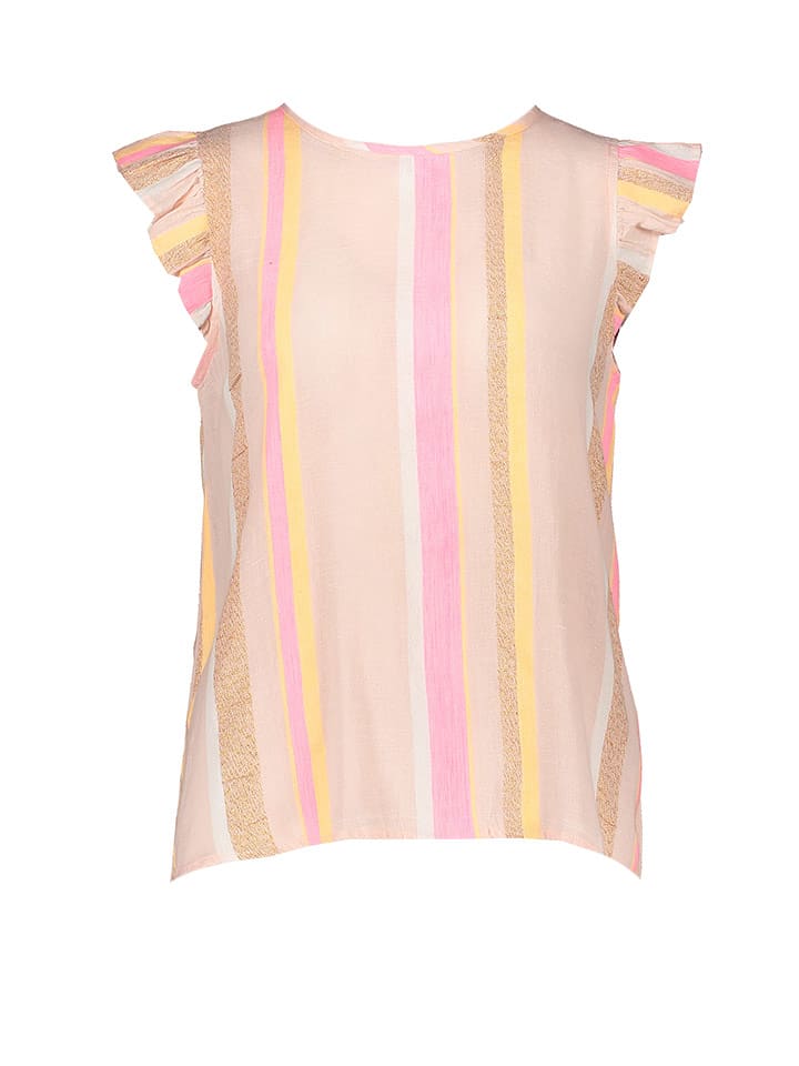 Rich & Royal Koszulka w kolorze beżowo-jasnoróżowym rozmiar: 34