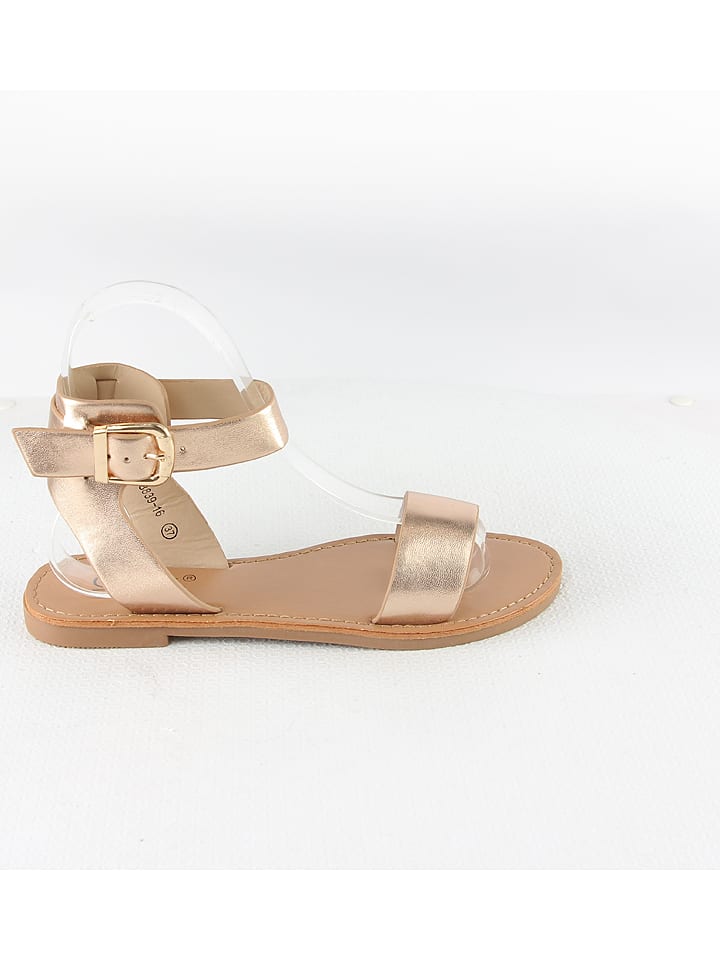 C'M Sandały w kolorze miedzianym rozmiar: 38