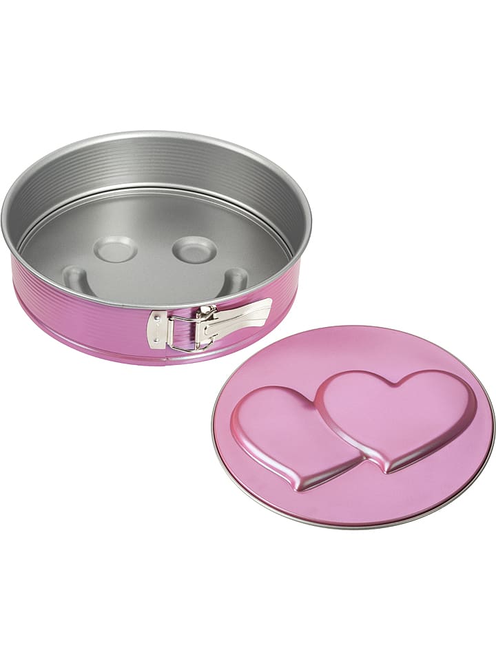 Zenker Tortownica "creative studio" w kolorze jasnoróżowym z motywem - Ø 26 cm rozmiar: onesize