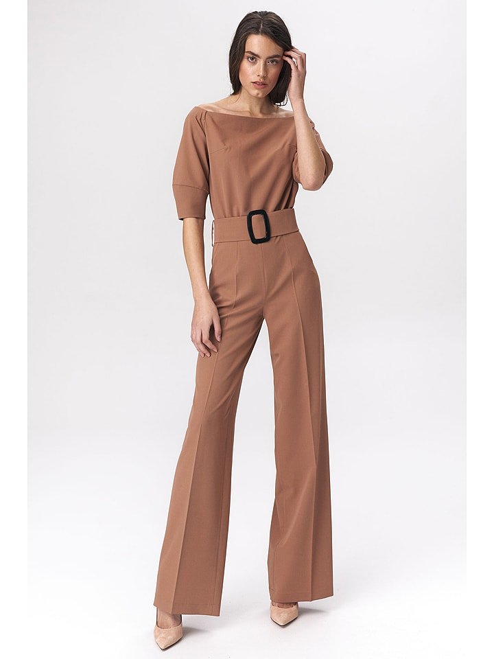 Nife Kombinezon w kolorze jasnobrązowym rozmiar: 40