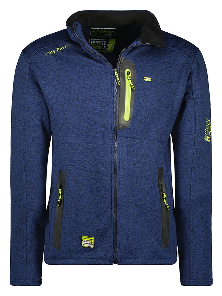 Geographical Norway Kurtka polarowa w kolorze granatowym rozmiar: M