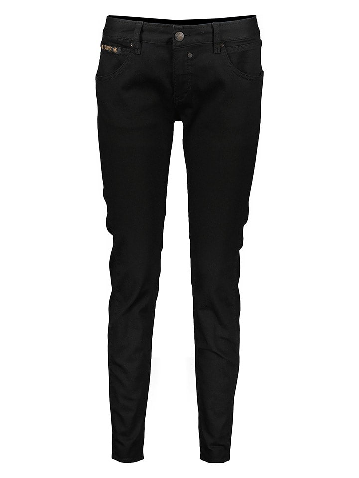 Herrlicher Dżinsy - Skinny fit - w kolorze czarnym rozmiar: W24/L30