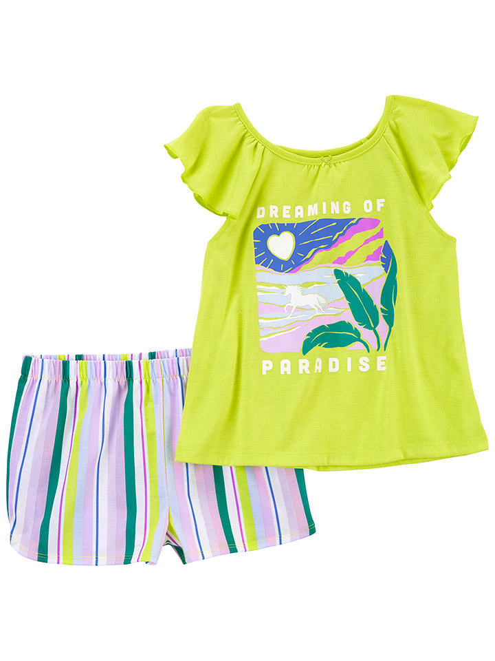 carter's Piżama w kolorze żółtym rozmiar: 128/134