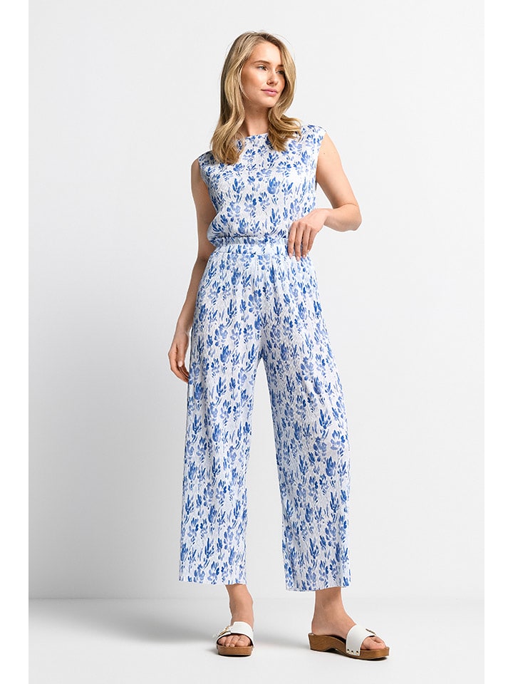 Rich & Royal Spodnie w kolorze biało-niebieskim rozmiar: M