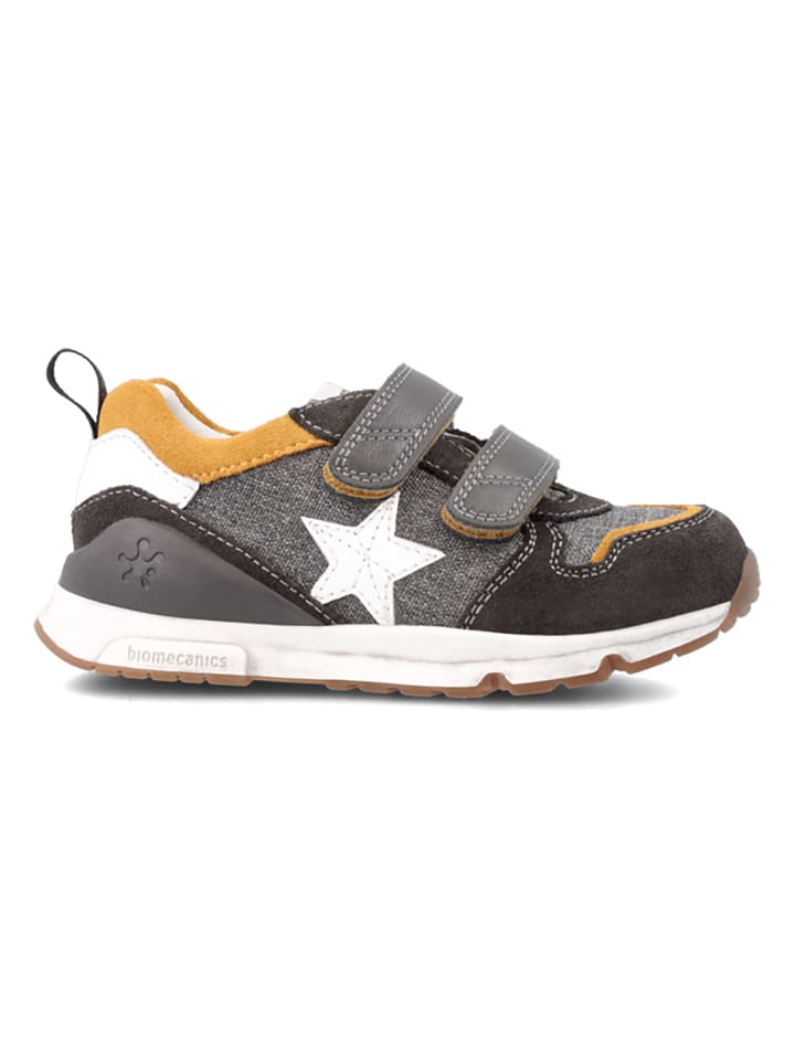 Biomecanics Skórzane sneakersy w kolorze szarym rozmiar: 28