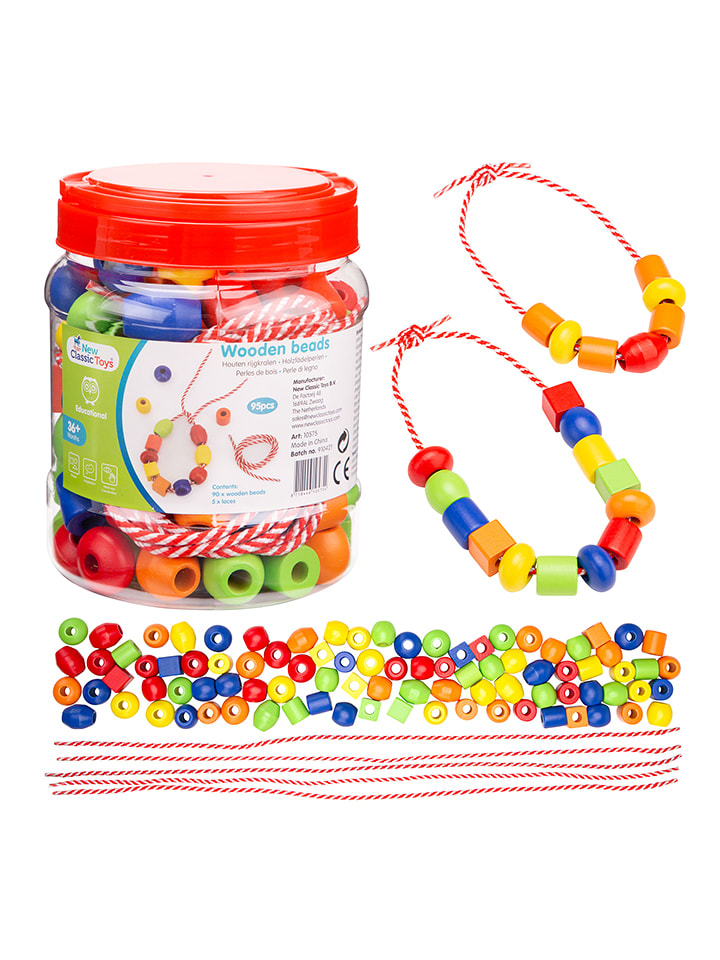 New Classic Toys Zestaw koralików - 3+ rozmiar: onesize