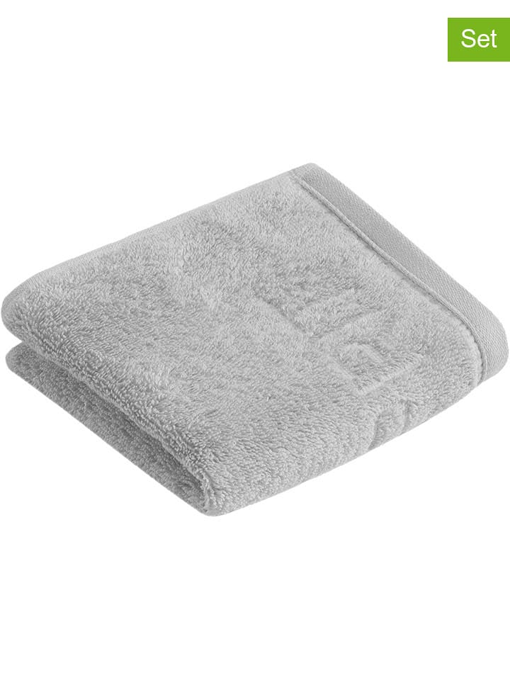 ESPRIT Ręczniki (6 szt.) "Modern Solid" w kolorze szarym dla gości rozmiar: 30x50 cm