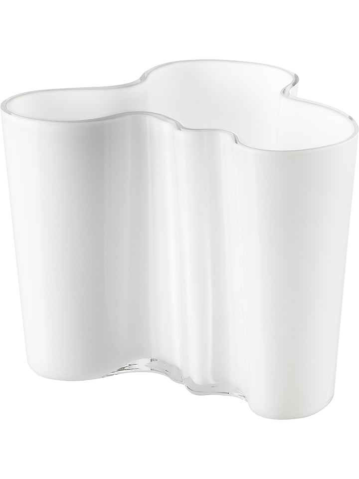 iittala Wazon "Aalto" w kolorze białym - wys. 12 cm rozmiar: onesize