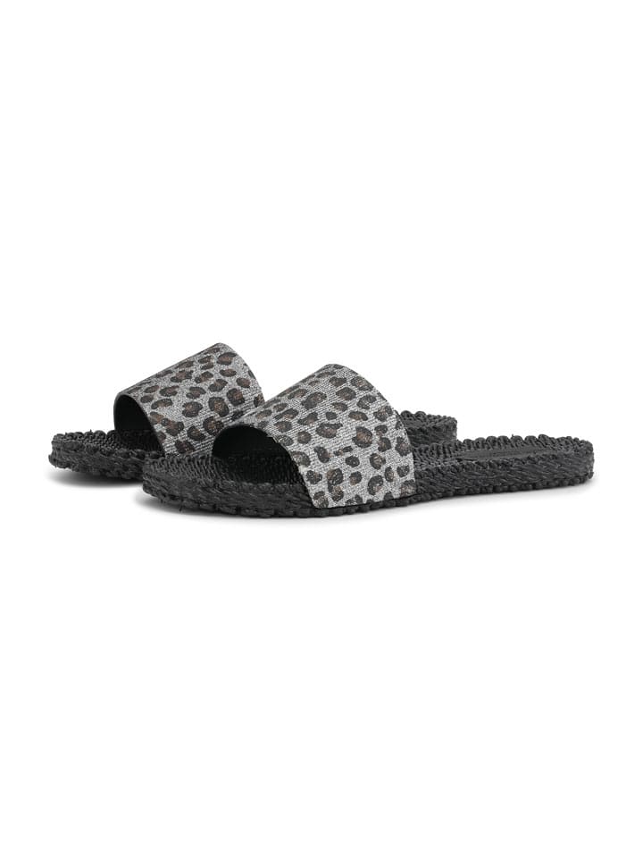 Ilse Jacobsen Klapki w kolorze czarno-srebrnym rozmiar: 41