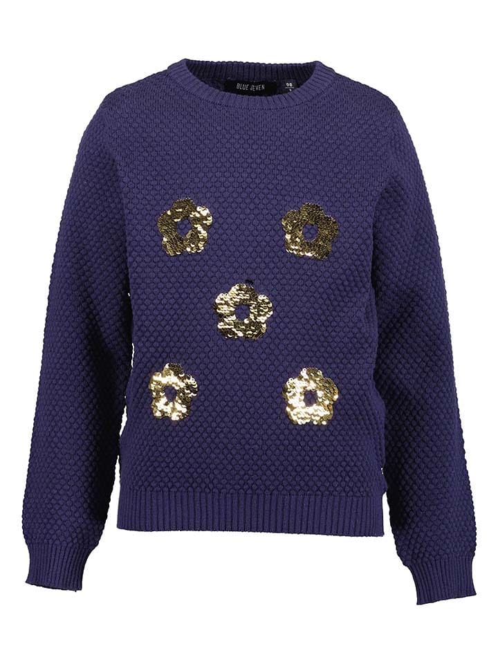 Blue Seven Sweter w kolorze granatowym rozmiar: 122