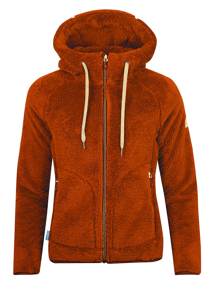 Westfjord Kurtka polarowa "Glymur" w kolorze pomarańczowym rozmiar: M