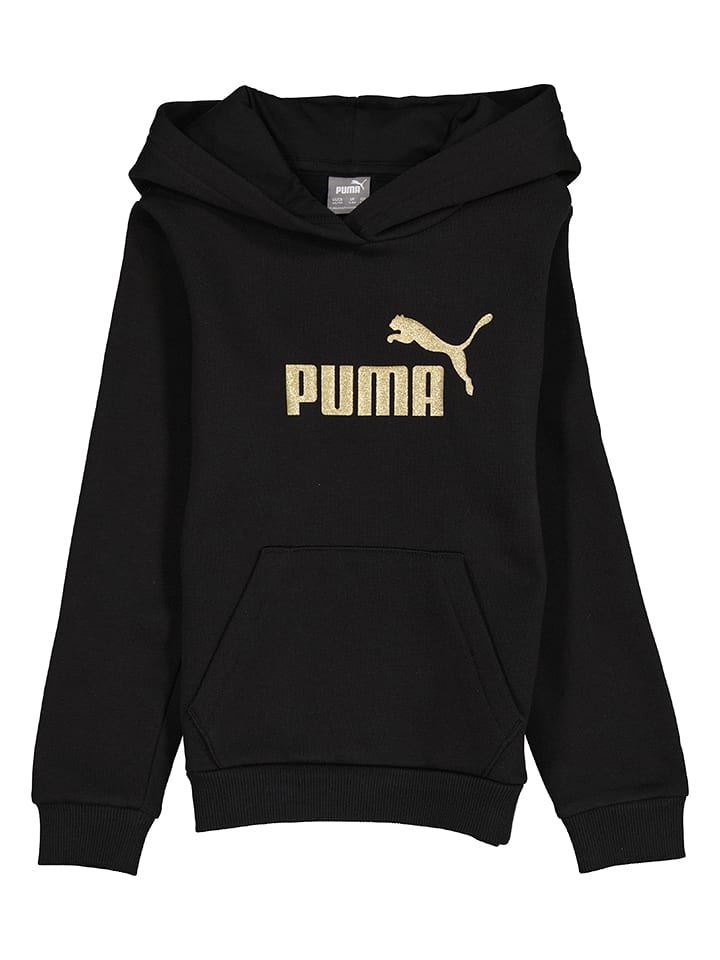Puma Bluza "ESS+ Glitter" w kolorze czarnym rozmiar: 110