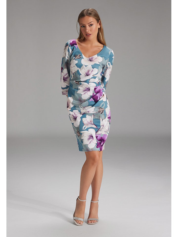 SWING Sukienka w kolorze błękitno-fioletowym rozmiar: 36