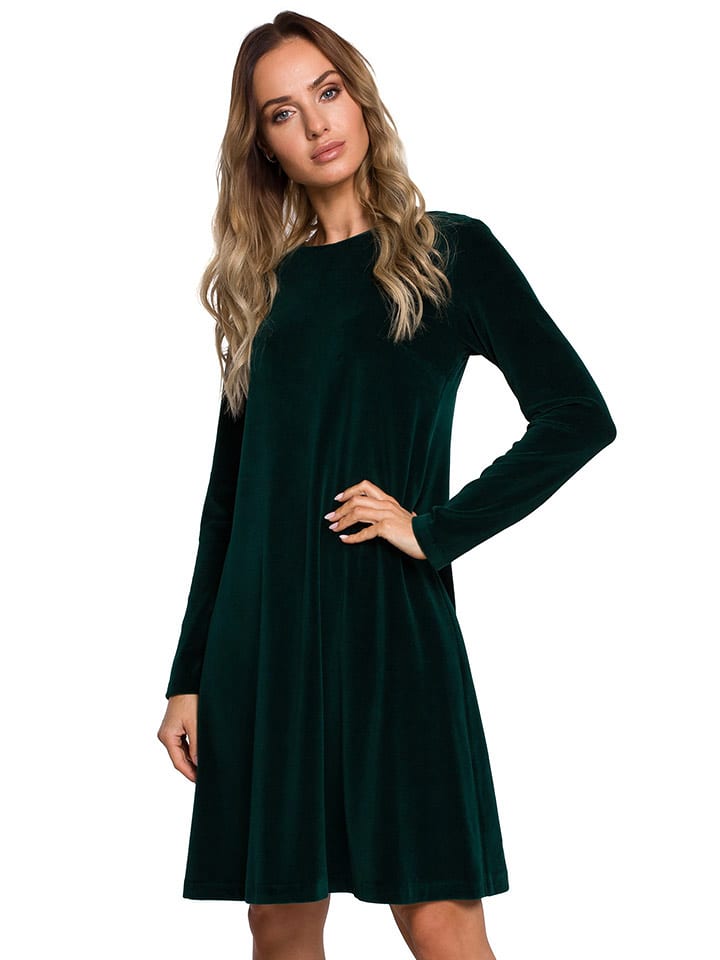 made of emotion Sukienka w kolorze ciemnozielonym rozmiar: M