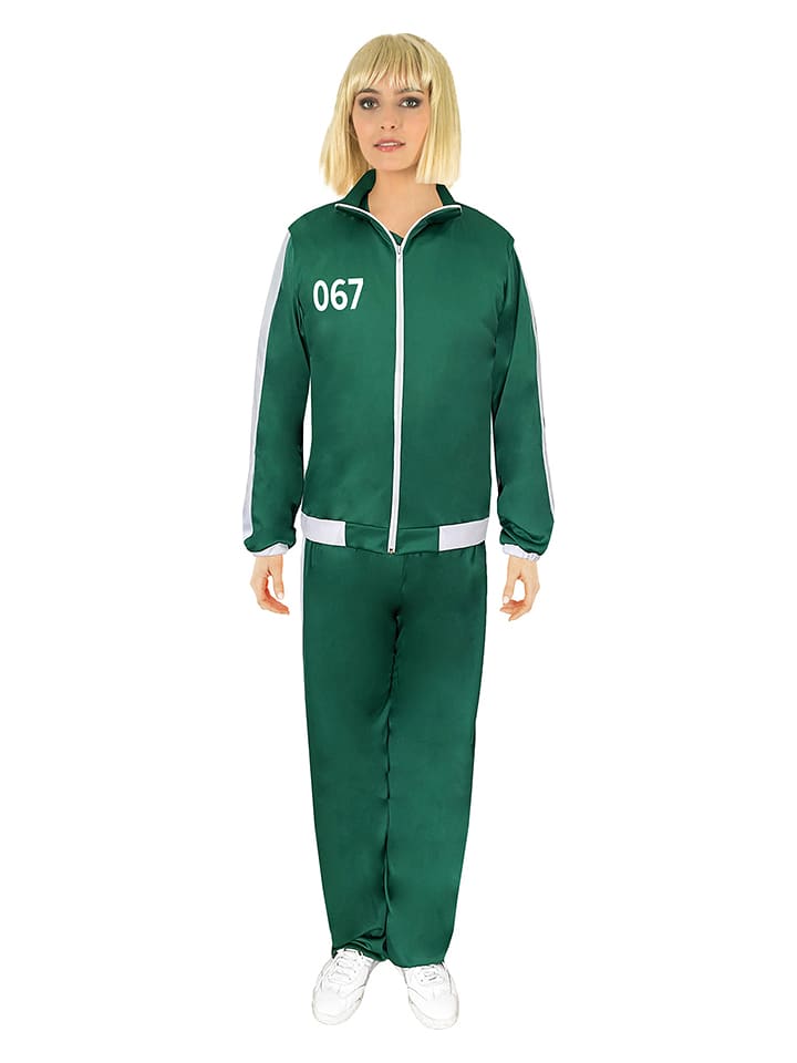 CHAKS 2-częściowy kostium "Squad Killer" w kolorze zielonym rozmiar: 164