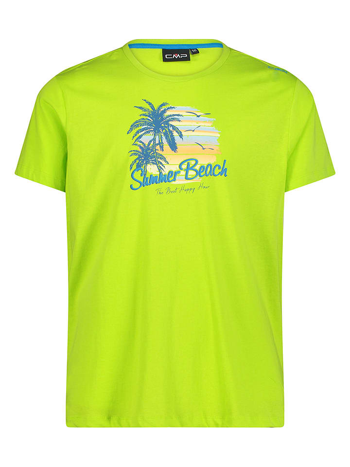 CMP Koszulka w kolorze jaskrawozielonym rozmiar: 58