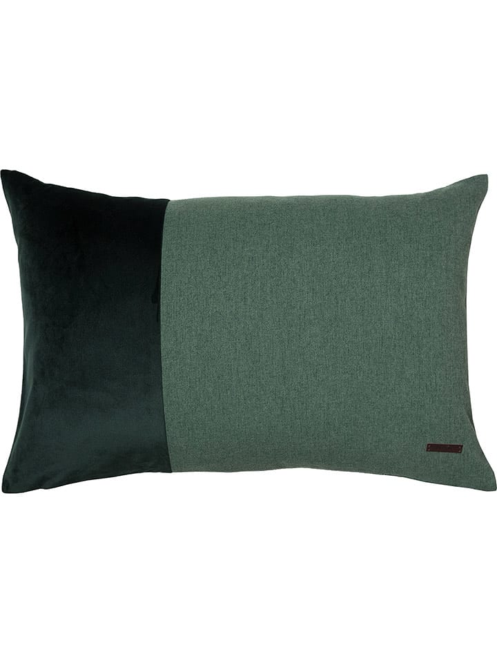 ESPRIT Poszewka "Harp" w kolorze ciemnozielonym na poduszkę rozmiar: 38x58 cm