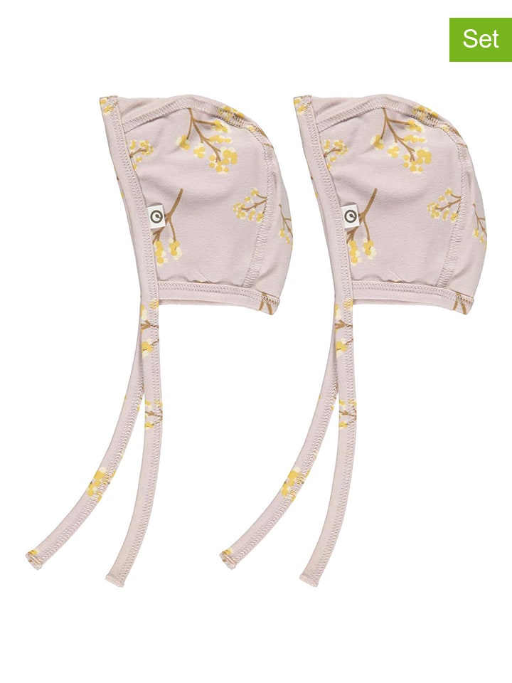 müsli Czapka (2 szt.) w kolorze jasnoróżowym rozmiar: 50