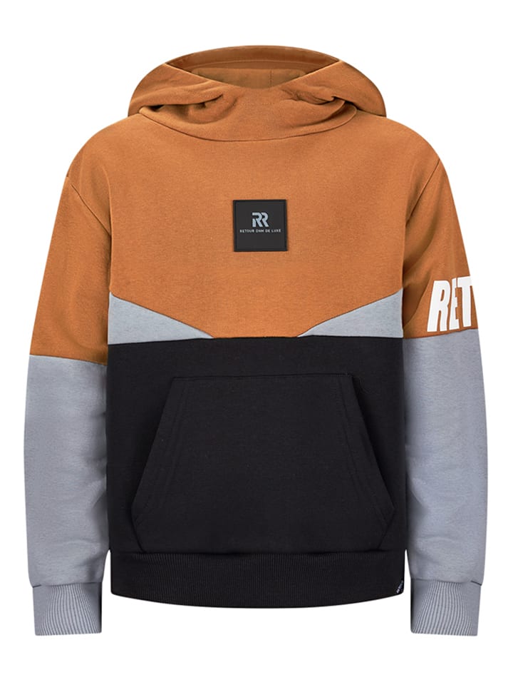 Retour Bluza w kolorze jasnobrązowym rozmiar: 110