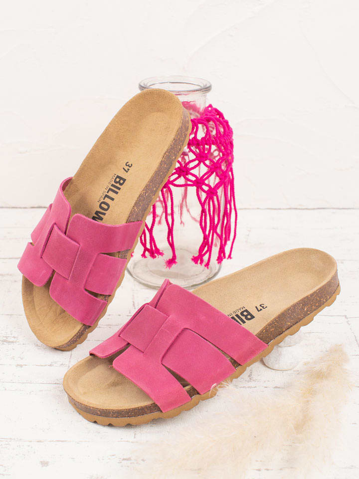 billowy Skórzane klapki w kolorze różowym rozmiar: 41