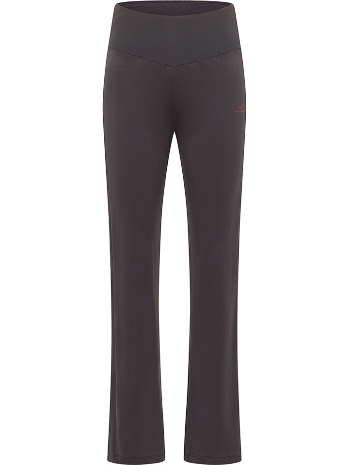 Spodnie sportowe "Lynna" w kolorze antracytowym