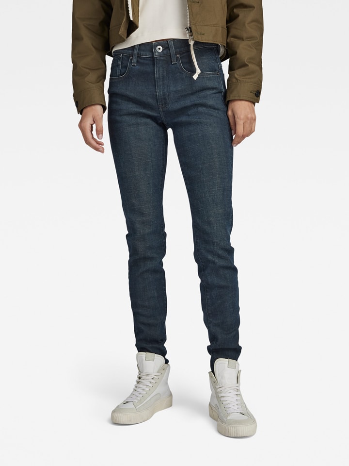 G-Star Dżinsy - Skinny fit - w kolorze granatowym rozmiar: W28/L30
