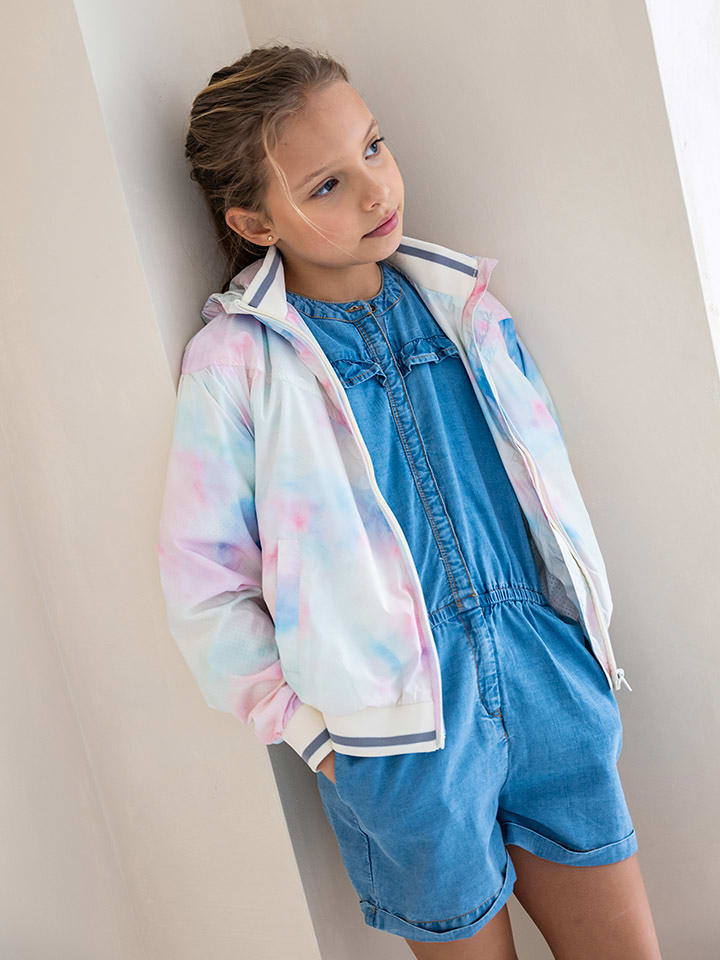 Like Flo Kurtka przejściowa w kolorze błękitno-jasnoróżowo-białym rozmiar: 134