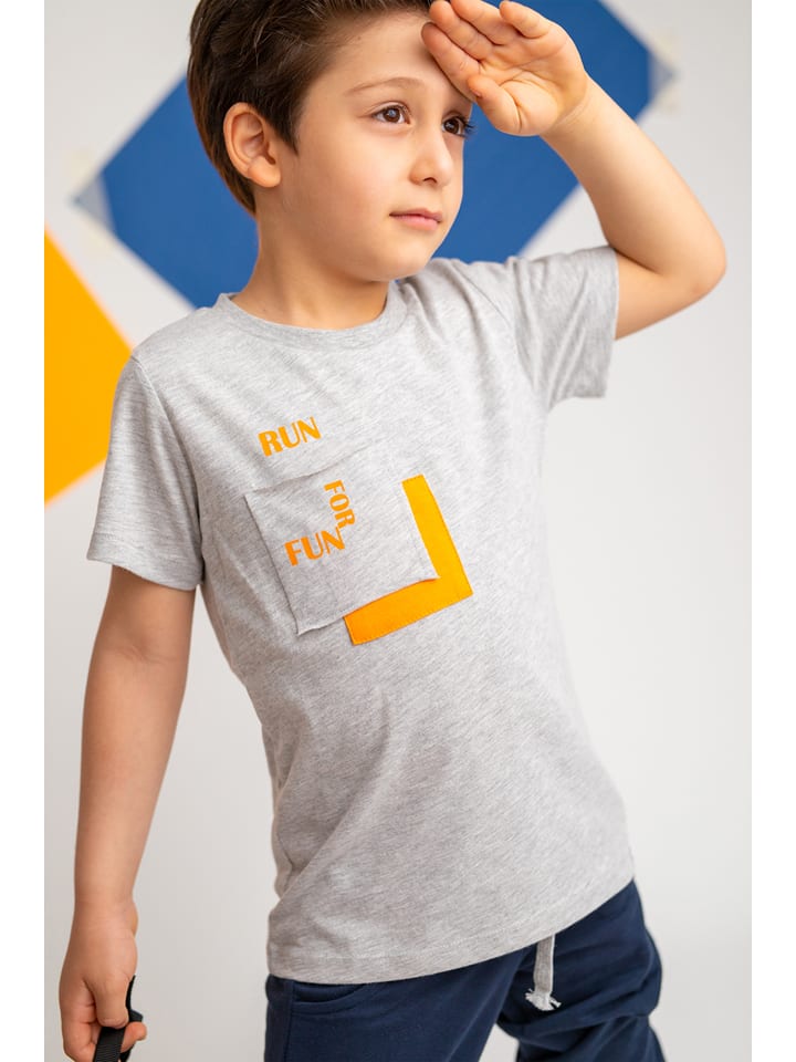 zeyland Baby & Kids Koszulka w kolorze jasnoszarym rozmiar: 140