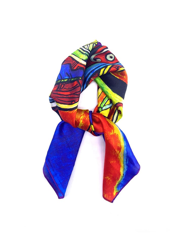 Made in Silk Jedwabna chusta ze wzorem - 52 x 52 cm rozmiar: onesize