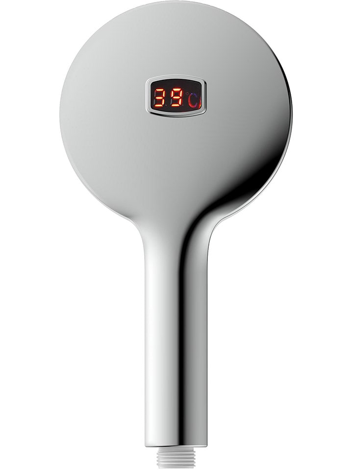 Schütte Słuchawka prysznicowa LED "Digi" w kolorze srebrno-białym rozmiar: onesize