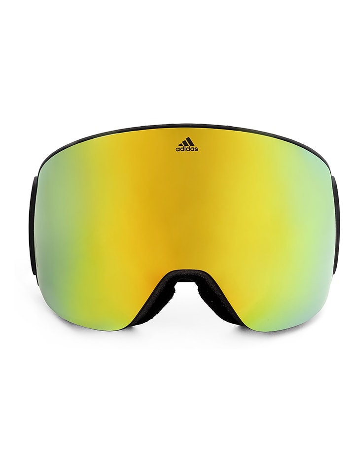adidas Gogle narciarskie unisex w kolorze zielono-żółto-czarnym rozmiar: onesize