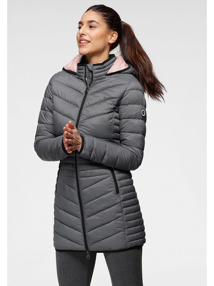 Kangaroos Kurtka pikowana w kolorze antracytowym rozmiar: 44