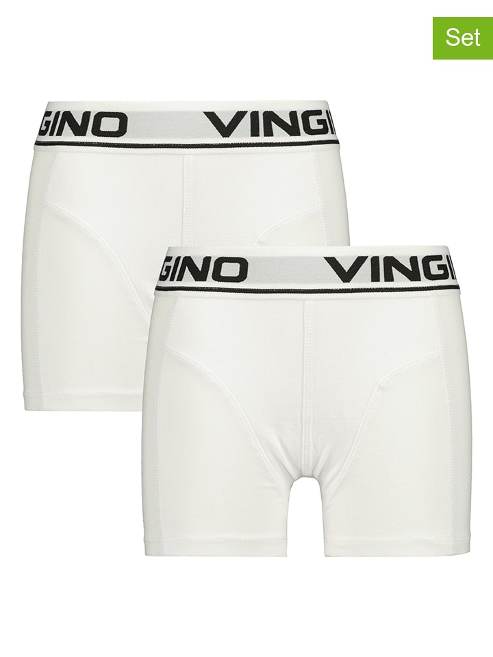 Vingino Bokserki (2 pary) w kolorze białym rozmiar: 110/116