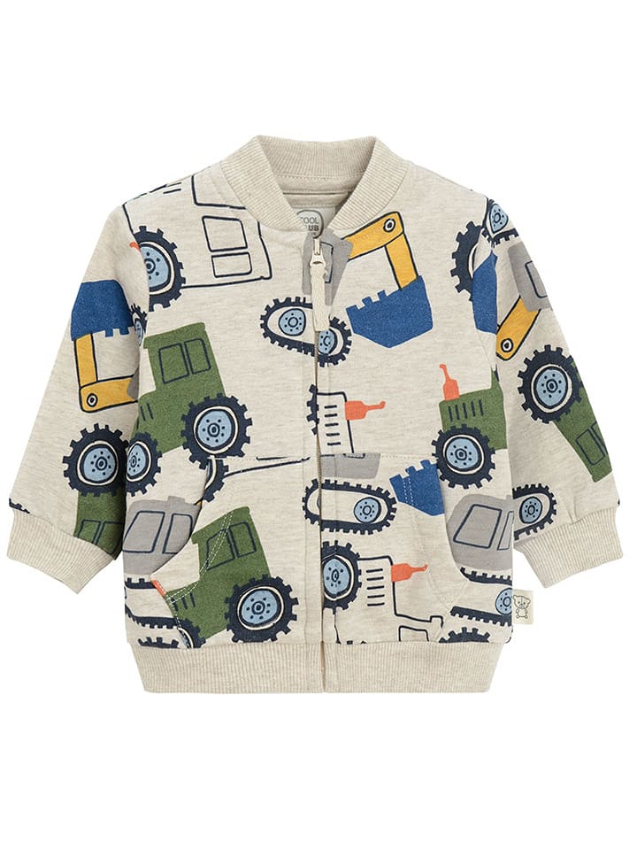 COOL CLUB Bluza w kolorze beżowym ze wzorem rozmiar: 68