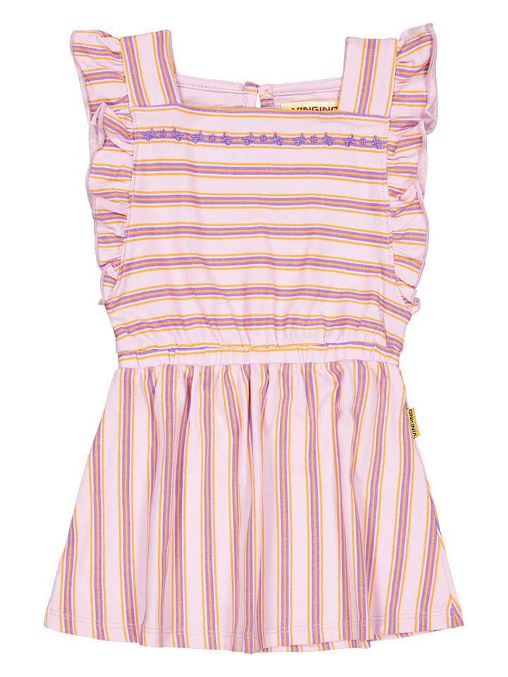 Vingino Sukienka "Pheline" w kolorze jasnoróżowo-fioletowym rozmiar: 98