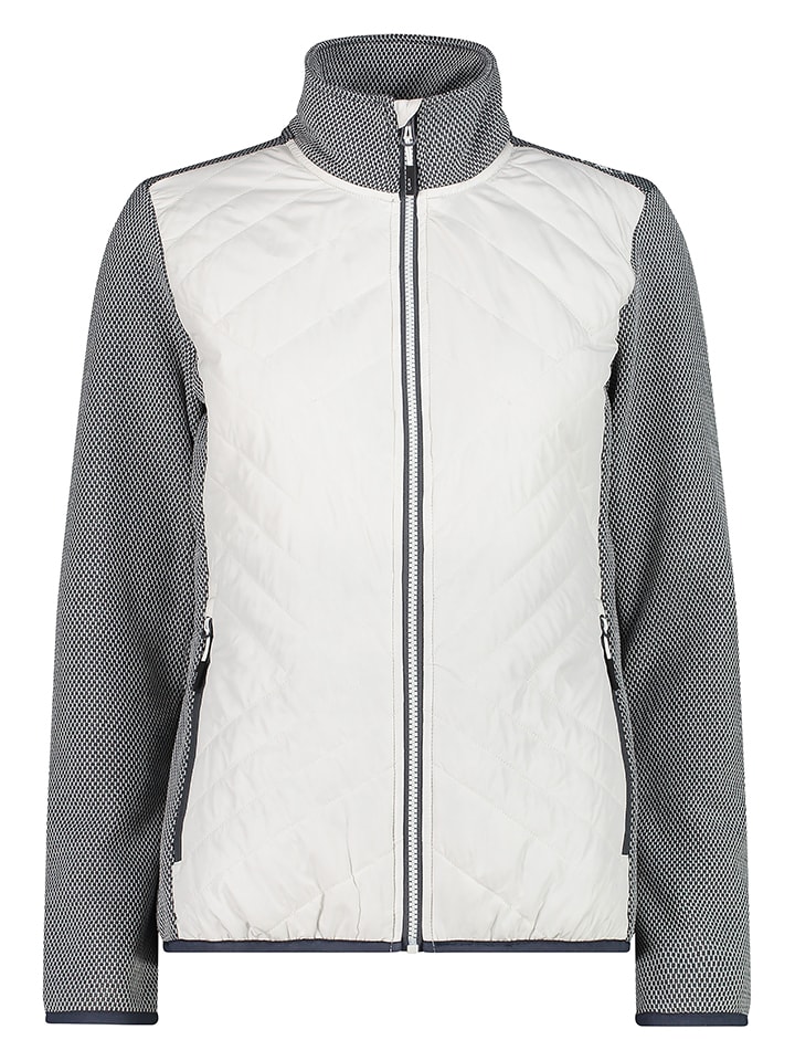 CMP Kurtka hybrydowa w kolorze biało-szarym rozmiar: 40