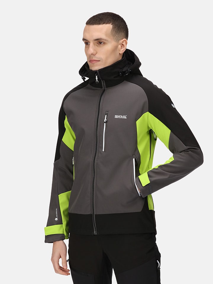 Regatta Kurtka softshellowa w kolorze szaro-zielonym rozmiar: L