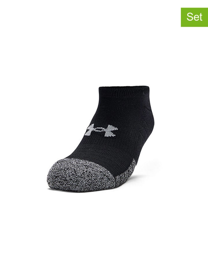 Under Armour Skarpety (3 pary) w kolorze czarno-szarym rozmiar: L