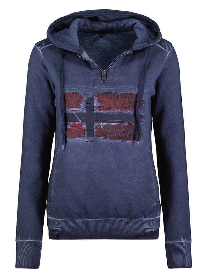 Geographical Norway Bluza w kolorze granatowym rozmiar: M