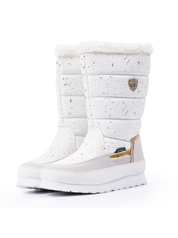 LUHTA Kozaki zimowe "Valkea" w kolorze białym rozmiar: 39