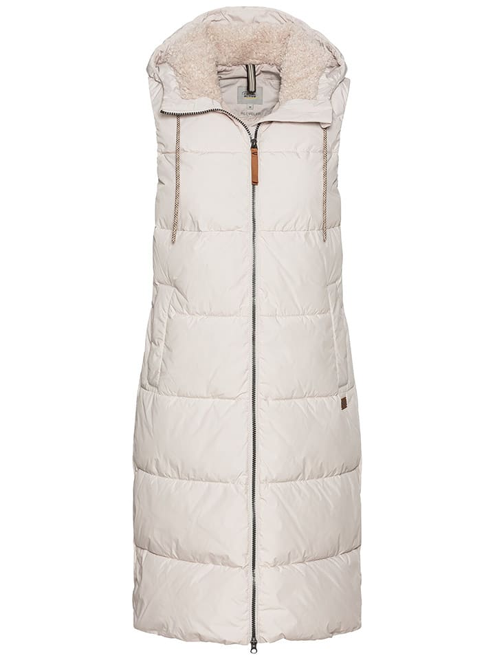 Camel Active Kamizelka w kolorze kremowym rozmiar: 34