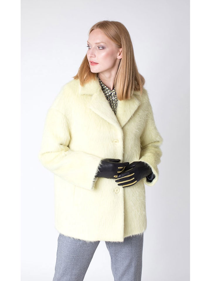 Deni Cler Płaszcz w kolorze cytrynowym rozmiar: 42