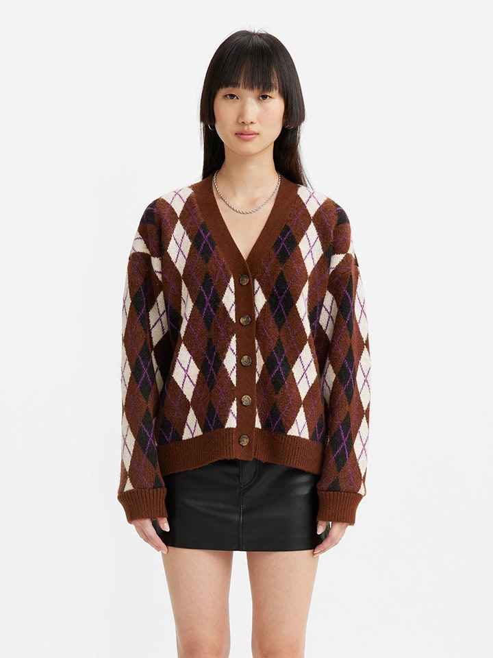 Levi´s Kardigan w kolorze jasnobrązowym rozmiar: M