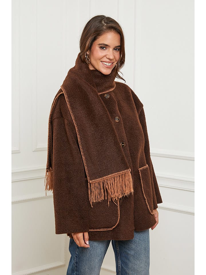 L'armoire de Suzette Płaszcz przejściowy w kolorze brązowym rozmiar: 38/40