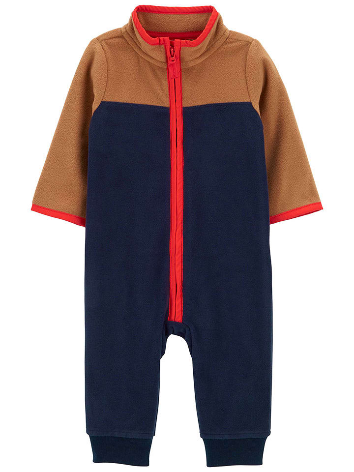 carter's Rampers w kolorze granatowo-jasnobrązowym rozmiar: 80